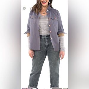 EUC CABI workshop jean jacket